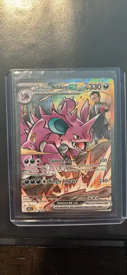 Pokemon TCG Team Rockets Nidoking EX 233/182 Destined Rivals - Image 1