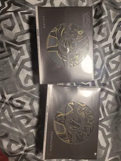 Pokemon TCG: Sword & Shield Zacian & Zamazenta Elite Trainer Box Plus Set - Image 1