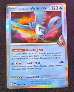 TEAM ROCKET’S ARTICUNO - 51/182 Destined Rivals NM - Holo Rare - Pokemon TCG - Image 1