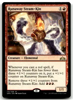 MTG Runaway Steam-Kin R Guilds of Ravnica 115 LP - Image 1