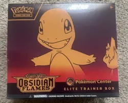 Pokemon Center Exclusive Obsidian Flames Elite Trainer Box Factory Sealed - Image 1