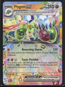 Pokemon Flygon ex 106/191 Surging Sparks Double Rare Holo NM - Image 1