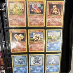 Pokemon Base Set Wizards of the Coast French 1999 Pikachu Bulbizarre Magmar Lot - Image 1