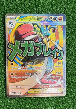 Mega Lucario ex MEP 033 - NM Pokemon Mega Evolution Holo Promo Attack Rare - Image 1