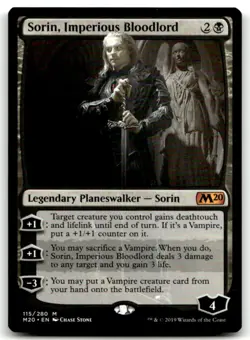 MTG Sorin, Imperious Bloodlord M Core Set 2020 115 LP - Image 1