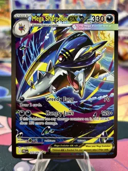 Pokemon Phantasmal Flames Mega Sharpedo Ex 127/094 Special Illustration Rare - Image 1