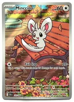 Minccino 152/086 - Pokemon TCG - Black Bolt Illustration Rare Holo - Image 1