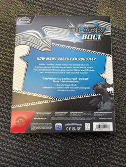 Pokemon Black Bolt Binder Collection - SV: Black Bolt - NEW/Sealed - Image 3