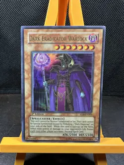 Konami Dark Eradicator Warlock SD6-EN001 Ultra Rare 1st Edition LP/MP - Image 1