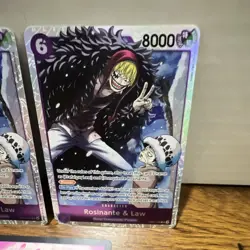 Bandai One Piece Card Game EB04 Card Lot 3x Rosinante & Law Character DON!! - Image 3