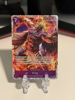 • King • OP01-096 SR Romance Dawn Holo Foil One Piece TCG NM - Image 1