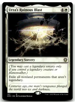 MTG Urza's Ruinous Blast R Commander: Dominaria United 107 LP - Image 1