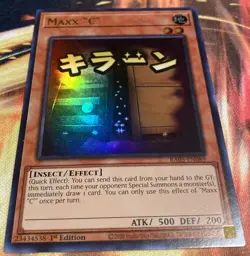 YuGiOh Rarity Collection 5 Maxx "C" 1st Edition Ultra Rare Stamp Art NM Card - Image 2