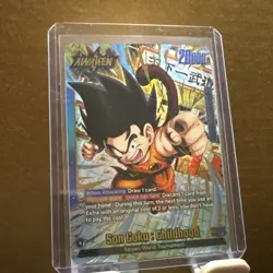 Son Goku : Childhood FB06-025 Leader Alternate Art Dragon Ball Card Rivals Clash - Image 1