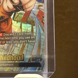 Son Goku : Childhood FB06-025 Leader Alternate Art Dragon Ball Card Rivals Clash - Image 2