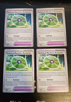 4x Technical Machine: Evolution 178/182 Pokemon Card TCG Playset - Image 1