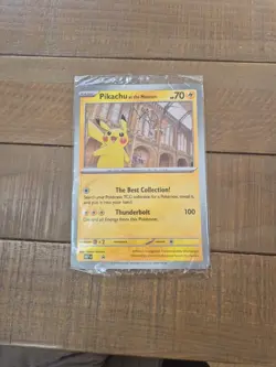 Sealed Pikachu At The Museum Jumbo Promo Card. Fast shipping - Image 1