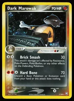 Dark Marowak 7/109 Holo Rare Team Rocket Returns Pokemon Card - Image 1