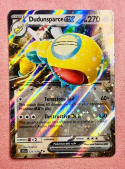 Dudunsparce ex | 121/159 | Journey Together | 2025 Pokemon Card Double Rare | NM - Image 1