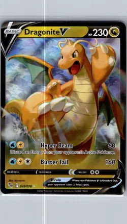 Dragonite V 049/078 Pokemon GO - Pokemon Card - NM - Image 1