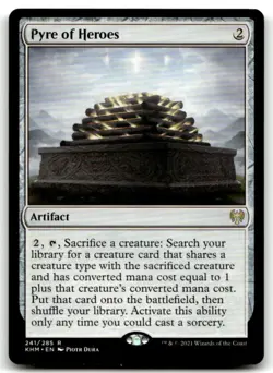 MTG Pyre of Heroes R Kaldheim 241 LP - Image 1