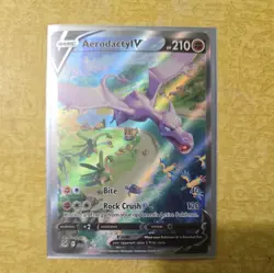 Aerodactyl V 180/196 - Pokemon Lost Origin - Ultra Rare (NM) - Image 1
