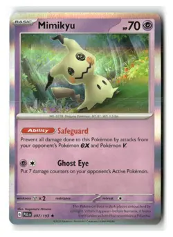 Mimikyu 097/193 Rare Paldea Evolved Pokemon Holo Near Mint - Image 1