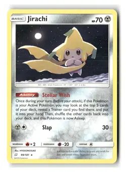 Jirachi 99/181 Non Holo Rare Team Up Pokemon Near Mint - Image 1