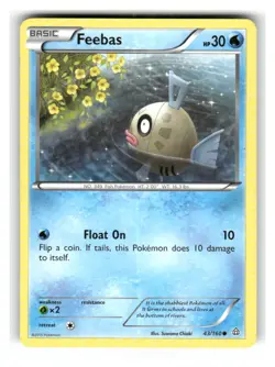 Feebas 43/160 Common Primal Clash Pokemon Lightly Played - Image 1