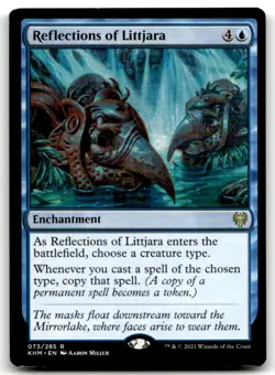 MTG Reflections of Littjara R Kaldheim 73 LP - Image 1