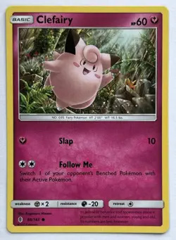 Clefairy 88/145 Common Guardians Rising Pokemon Lightly Played - Image 1