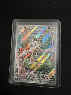 Pokemon TCG Meowth Full Art Illustration Rare 106/094 – Near Mint. - Image 3