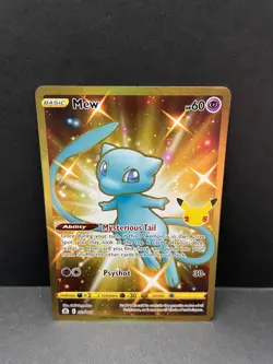 Pokemon TCG: Mew Secret Rare 25/25 Celebrations 25th Anniversary Set - Image 1
