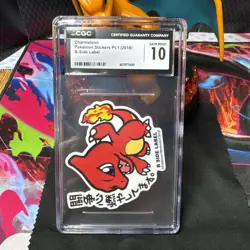 Charmeleon [ B-Side Label ] - CGC Gem Mint 10 - Pokemon Stickers Pt. 1 (2018) - Image 1