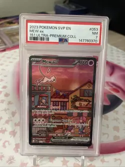 Pokemon Mew ex 151 Ultra-Premium Coll. Full Art Promo SVP EN 053 PSA 7 - Image 1