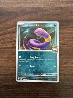 Team Rocket’s Ekans 112/182 Reverse Holo Destined Rivals Pokemon - Near Mint NM - Image 1