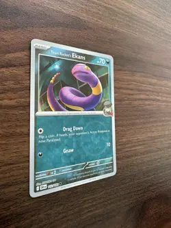 Team Rocket’s Ekans 112/182 Reverse Holo Destined Rivals Pokemon - Near Mint NM - Image 2