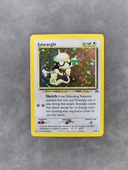 Pokemon TCG Smeargle 11/75 Holo Rare Unlimited Neo Discovery - NM - Image 1