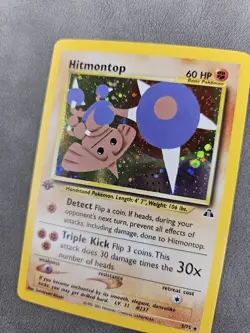 Pokemon TCG Hitmontop 3/75 1st Edition Holo Rare Neo Discovery - NM - Image 2