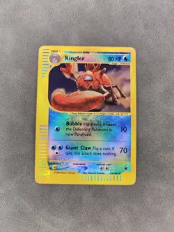 Pokemon TCG Kingler 15/165 Reverse Holo Rare Expedition Base Set - NM - Image 1