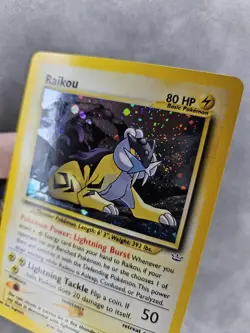 Pokemon TCG Raikou 13/64 Holo Unlimited Neo Revelation - NM - Image 3