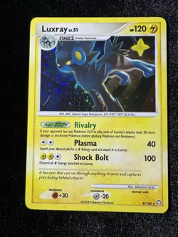 Luxray 8/146 Holo Rare Pokemon TCG Legends Awakened LP - Image 1