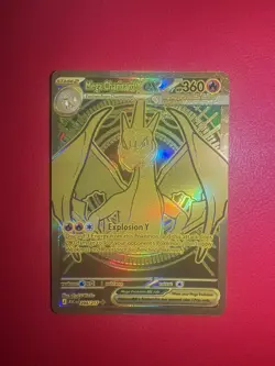 Pokemon Ascended Heroes Mega Charizard Y ex Mega Hyper Rare 294/217 GOLD - Image 4