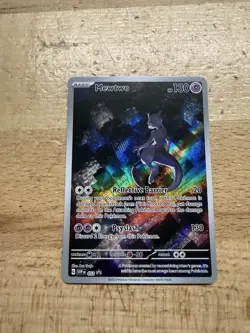 Pokemon TCG 2023 Mewtwo SVP 052 Black Star Promo Rare Holo NM - Image 1