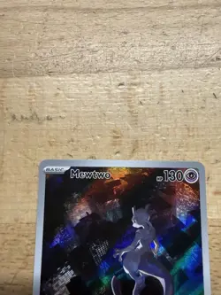 Pokemon TCG 2023 Mewtwo SVP 052 Black Star Promo Rare Holo NM - Image 2