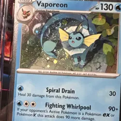 Vaporeon 168 Holo Promo - CGC Gem Mint 10 - Prismatic Poster Coll. - Pokemon TCG - Image 2