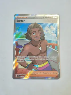 Surfer 235/191 Ultra Rare Surging Sparks Pokemon Holo Near Mint - Image 1