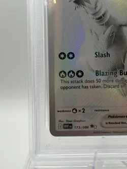 Reshiram EX #173/086 Black White Rare Pokemon White Flare PSA 10 Gem Mint💎 - Image 5