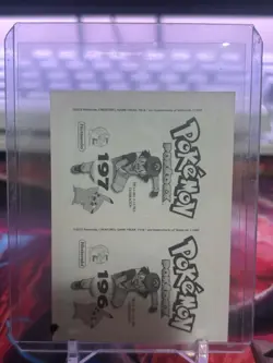 Pokemon Umbreon & Espeon Red Pokedex #196-197 2022 NM - Image 2