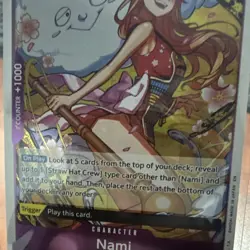 Bandai One Piece Nami PRB02-012 Premium Booster Rare Character EN Counter+1000 - Image 3